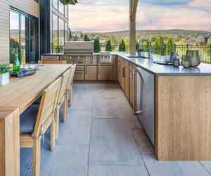 Cuisine extérieure modulaire moderne sur mesure pour une installation facile pour salle à manger, appartement, centre commercial, cave à vin, hôpital, villa - Product Image 3