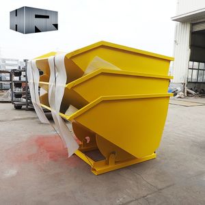 حاوية قمامة ذاتية التفريغ سعة 1.8 متر مكعب للرافعة الشوكية، حاويات ذاتية الإمالة للنفايات الصناعية والمواد المعدنية - Product Image 5