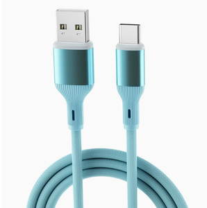 Câble USB Type-C vers USB avec conducteur en cuivre pur et gaine en TPE pour téléphones mobiles prenant en charge la charge rapide 5A/6A - Product Image 1