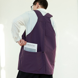 <span class=keywords><strong>Tablier</strong></span> sans manches pour <span class=keywords><strong>homme</strong></span> adulte, style <span class=keywords><strong>japonais</strong></span> simple, anti-taches, idéal pour la <span class=keywords><strong>cuisine</strong></span>, le nail art, la coiffure, la peinture et les travaux ménagers. - Product Image 2