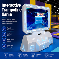Sistema de Juego de Trampolín Interactivo con Sensor de Movimiento para Niños, Equipo de Juego para Parques de Trampolín Comerciales Personalizables
