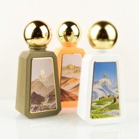 Vente en gros directe – Flacon de parfum de luxe tendance et sophistiqué de haute qualité – Modèle Byron en verre carré avec pompe