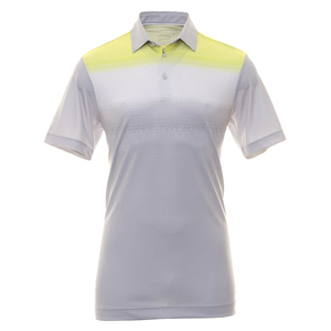 เสื้อโปโล80% สีฟ้าอะตอมของผู้ชายเสื้อกอล์ฟ20% โพลีเอสเตอร์สแปนเด็กซ์โลโก้ที่กำหนดเอง