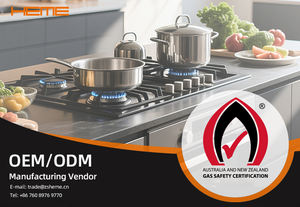 Certificado SAI Placa de cocina de gas integrada de 90cm con 5 quemadores La mejor encimera de cocina Placa de acero inoxidable - Product Image 2