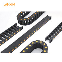 Guide-chaîne de câble en nylon flexible CNC 20x50mm
