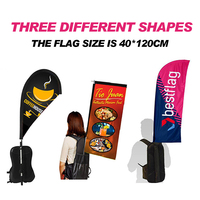 Banderas Portátiles Personalizadas para Mochilas, Banderas para Correr, Pancartas Publicitarias Comerciales para Exteriores, Se Pueden Personalizar con Logotipos, Banderas Promocionales