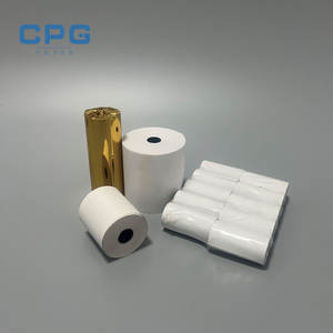 Papel Térmico para Tarjetas de Crédito, Papel para Fax, Papel para Cajeros Automáticos/TPV, 80x80mm 57x40mm, Papel para Recibos de Cajas Registradoras, Venta al Por Mayor del Fabricante - Product Image 1