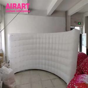 흑백 풍선 조명 벽, 전시용 저렴한 풍선 포토 부스 벽 - Product Image 4