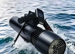 Scooter aquatique HY Sports UB03-1 haute puissance 700W, moteur sans balais, en alliage d'aluminium, autonomie de 80 minutes, 5 kg, plongée sous-marine, snorkeling, 3-4 personnes - Product Image 5