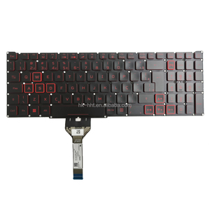 HK-HHT đèn nền màu đỏ bàn phím cho <span class=keywords><strong>acer</strong></span> nitro 5 AN515-56 AN515-57 AN515-45 máy tính xách tay br brazil brazil bố trí - Product Image 1