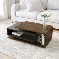 Ensemble de canapé avec table basse de style moderne, plateau en bois blanc réglable en hauteur, pour salon, meubles de maison