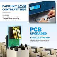 Acoplador Modular en Línea STP RJ45 Cat6A Blindado de 10 Gbps con Carcasa de Aleación de Zinc, Hembra a Hembra, para Extensión de Red Ethernet