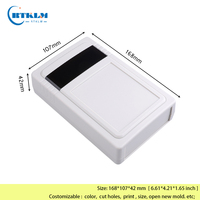 Cajas de Plástico Industriales para Montaje en Pared, Caja de Conexiones de Plástico para Proyectos Electrónicos, Carcasa de ABS para Proyectos Electrónicos, 168*107*42mm
