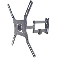 FocusMount adapté à la taille du téléviseur 17 "26 27 37 43 50 55 pouces taille de l'écran VESA400X400 support de montage mural TV pivotant à mouvement complet