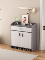 Armoire à chaussures en acier, entrée de la maison, rangement, armoire intégrée murale, nouveau modèle 2025, petit porte-chaussures de couloir