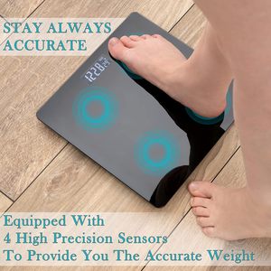 Báscula Digital Inteligente Inalámbrica para Grasa Corporal con Batería, Análisis de Grasa Corporal Personalizado con Puntas de Aguja para Baño - Product Image 4