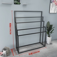 Étagère de présentation moderne pour magasin de vêtements, structure en fer, hauteur réglable, pour le rangement des foulards, draps, serviettes et oreillers