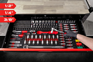 Coffret à <span class=keywords><strong>outils</strong></span> roulant robuste avec 691 pièces, ensemble <span class=keywords><strong>complet</strong></span> d'<span class=keywords><strong>outils</strong></span>, <span class=keywords><strong>chariot</strong></span> à <span class=keywords><strong>outils</strong></span> pour mécanicien - Product Image 5