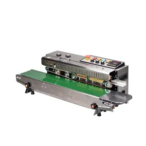 Zhuoyu FR-900 Plastic Zak Soild Inkt Continue Band Sealer Machine Uitgebreide Voedselband Sealer