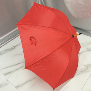 Parapluie de golf semi-automatique à poignée en J en bois, promotion publicitaire d'usine BSCI, logo personnalisé, pour voyages et hôtels - Product Image 2