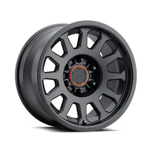 Jantes en alliage d'aluminium forgé, profondes, noir mat brillant, 17X9, personnalisées, robustes, tout-terrain, pour Silverado Fox Factory Edition ZR2 - Product Image 1