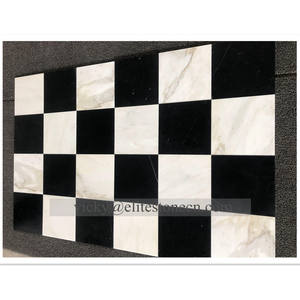 دالتون Waterjet أرضية رخامية مصقولة بسطح الشطرنج ميدالية رخامية نفاثة للماء للردهات والمدخل - Product Image 3