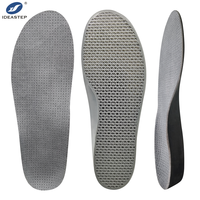 IDEASTEP Semelles Orthopédiques Rigides pour Enfants avec Soutien de la Voûte Plantaire, Inserts Air Zoom, Talonnettes Profondes, en Liège PU de Haute Qualité