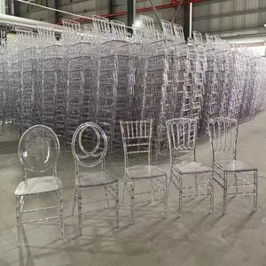 Brand New Banquet <b>Clear</b> Crystal <b>Plastic</b> Acrylic Resin Tiffany Chiavari Wedding <b>Chair</b> for Hotel Restaurant - Product Image 3