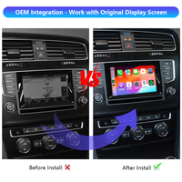Module décodeur sans fil CarPlay et Android Auto populaire pour Volkswagen 2012 - 2018 Golf Tiguan Teramont Phideon