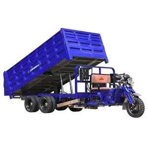 Tricycle utilitaire transfrontalier à <span class=keywords><strong>essence</strong></span>, trois places, robuste, haute puissance, avec benne basculante, à <span class=keywords><strong>neuf</strong></span> roues, pour le transport de marchandises et usage domestique - Product Image 1