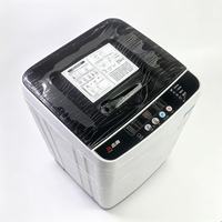 Lave-linge entièrement automatique 6 kg avec séchage à l'air puissant et lumière bleue pour usage domestique, petite taille