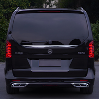 Lampu Belakang LED KGKB untuk Benz Vito W447 V260 2016-2023 Animasi Startup Lampu Sein Mengalir Plug and Play Housing 12V