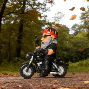 摩托车骑手雕塑树脂时尚小摆件家居装饰卧室书房电脑桌桌面配件 - Product Image 3