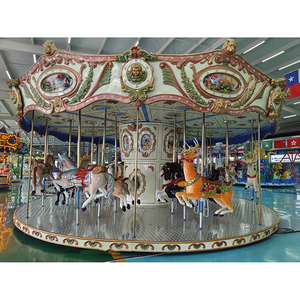 6-32 sièges attractions de divertissement carrousel balade à cheval pour enfants et adultes enfants attractions carrousel de divertissement à vendre - Product Image 6