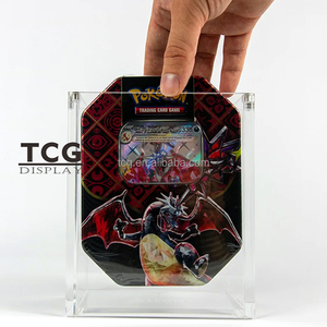 กล่องอะคริลิคใสแบบกำหนดเองสำหรับการ์ดสะสมโปเกมอน TCG: กล่องเหล็กสะสม Mega Moonlit รุ่น Gengar หรือ <span class=keywords><strong>Clefable</strong></span> กล่องอะคริลิคเท่านั้น - Product Image 1