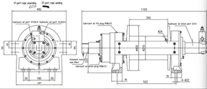 Fabrikpreis 15 Tonnen Hydraulische Winde zum Heben, Ziehen und Positionieren von Stahlbooten, Kranwagen, Abschleppwagen, Bergungsfahrzeuge und Forstmaschinen - Product Image 6