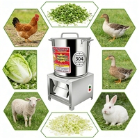 Broyeur électrique de maïs et de tiges 3500W CE en acier inoxydable 304 pour l'alimentation des porcs et de la volaille USA