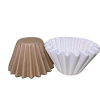Filtre à café en papier écologique de 185 mm pour usage commercial (pâte de bois) pour petites machines à café et usage personnel