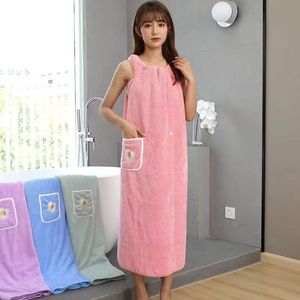 Serviettes pour femmes, peignoirs de bain portables à séchage rapide pour filles, vêtements de bain, serviettes de bain et de sport - Product Image 4