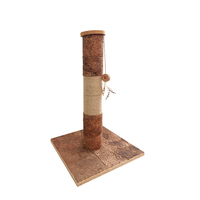 Pour Noël de Luxe : Griffoir pour Chat en Liège Naturel Écologique et Durable de 29 Pouces de Haut pour Grands Chats