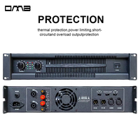 VR600 600 Watts Karaoké professionnel Puissance numérique 2 canaux 2u classe D Powersoft Subwoofer Amplificateur
