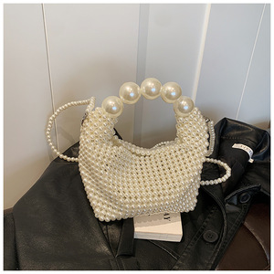 Nouvelle mode Sac à main de soirée à bandoulière Pochette Sac à bandoulière chaîne Sac à main perles pour femme - Product Image 1