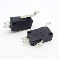 Microinterruptor de Respuesta Rápida RL6-1, Baja Fuerza de Operación, 16A/250V, IP18, Conexión Rápida para Aplicaciones Industriales y Automotrices