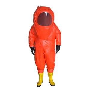 Traje de Seguridad Químico Desechable AmpsafeX de PVC, Totalmente Encapsulado, Resistente al Fuego, Impermeable, Resistente al Calor hasta 800°C, Venta al Por Mayor - Product Image 2