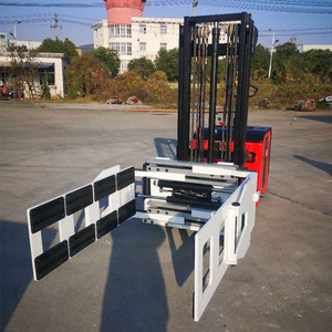 Capacidad de 1,5 toneladas 2,5 m 3m altura de elevación Carretilla elevadora eléctrica apiladora con abrazaderas de pacas - Product Image 5