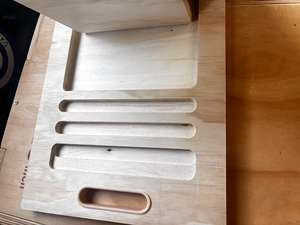 Vendita calda barella allungata del polpaccio regolabile a 5 posizioni <span class=keywords><strong>Esercizio</strong></span> della tavola inclinata di 25 gradi in legno - Product Image 4