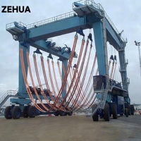 Grue de levage marine robuste 300T, grue mobile pour bateaux 100 tonnes, grue portique de levage pour yachts à vendre