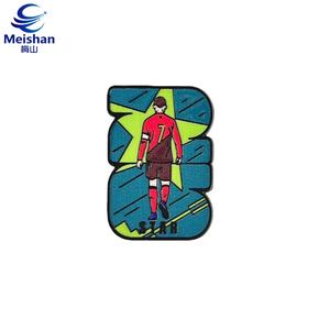 Badge Meishan Creative : Étoiles de football légendaires, buts emblématiques, moments décisifs, couleurs dynamiques, design dynamique, cadeau pour les fans, accessoire - Product Image 1