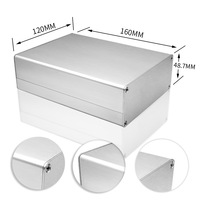 Boîtier d'alimentation pour projet électronique, prix usine Chine, anodisation personnalisée, boîtier en alliage d'aluminium extrudé pour PCB, IP54