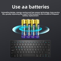 Clavier sans fil ultra-fin 101 touches 2026 pour tablette externe, iPad, ordinateur portable, usage bureautique sur ordinateur de bureau 9
